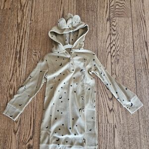 New Kate Quinn Waffle Sun Moon Stars 5T Dress Henley Bear Hoodie NWT Sweatshirt